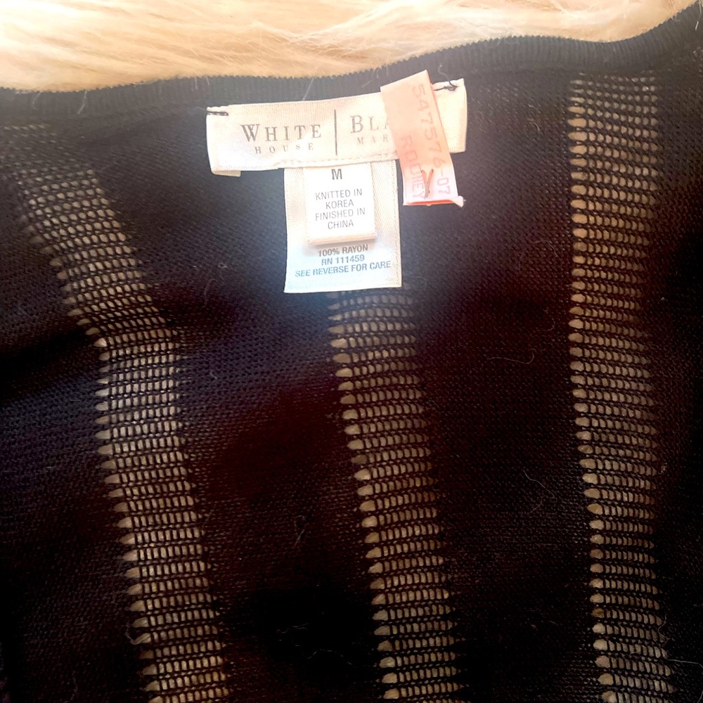 SOLD $32 White House Black Market Cardigan Sweater Wrap - Picture 5 of 10